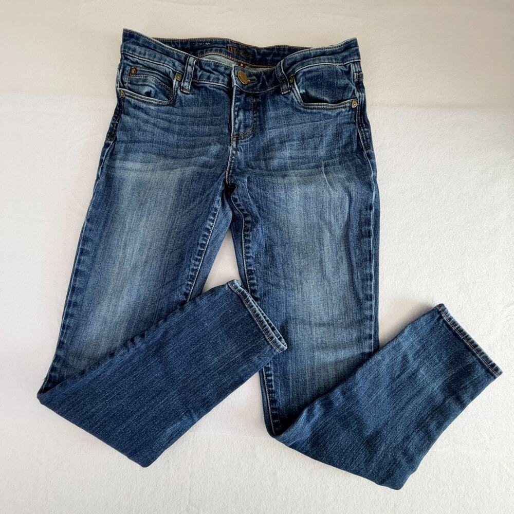 KUT from the Kloth Diana Skinny Jeans Size 4 Blue Denim